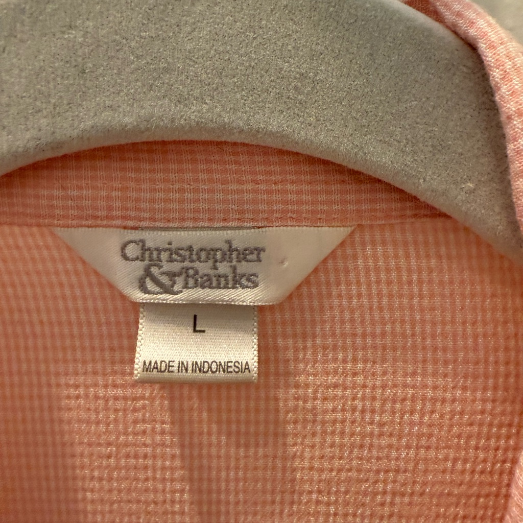 Christopher & Banks Lighweight Checkered Shirt